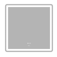Зеркало Mirra MR-05-8080/LED/Touch/Anti-fog/Димер/Регулятор яркости/800x800 (ZX6058)